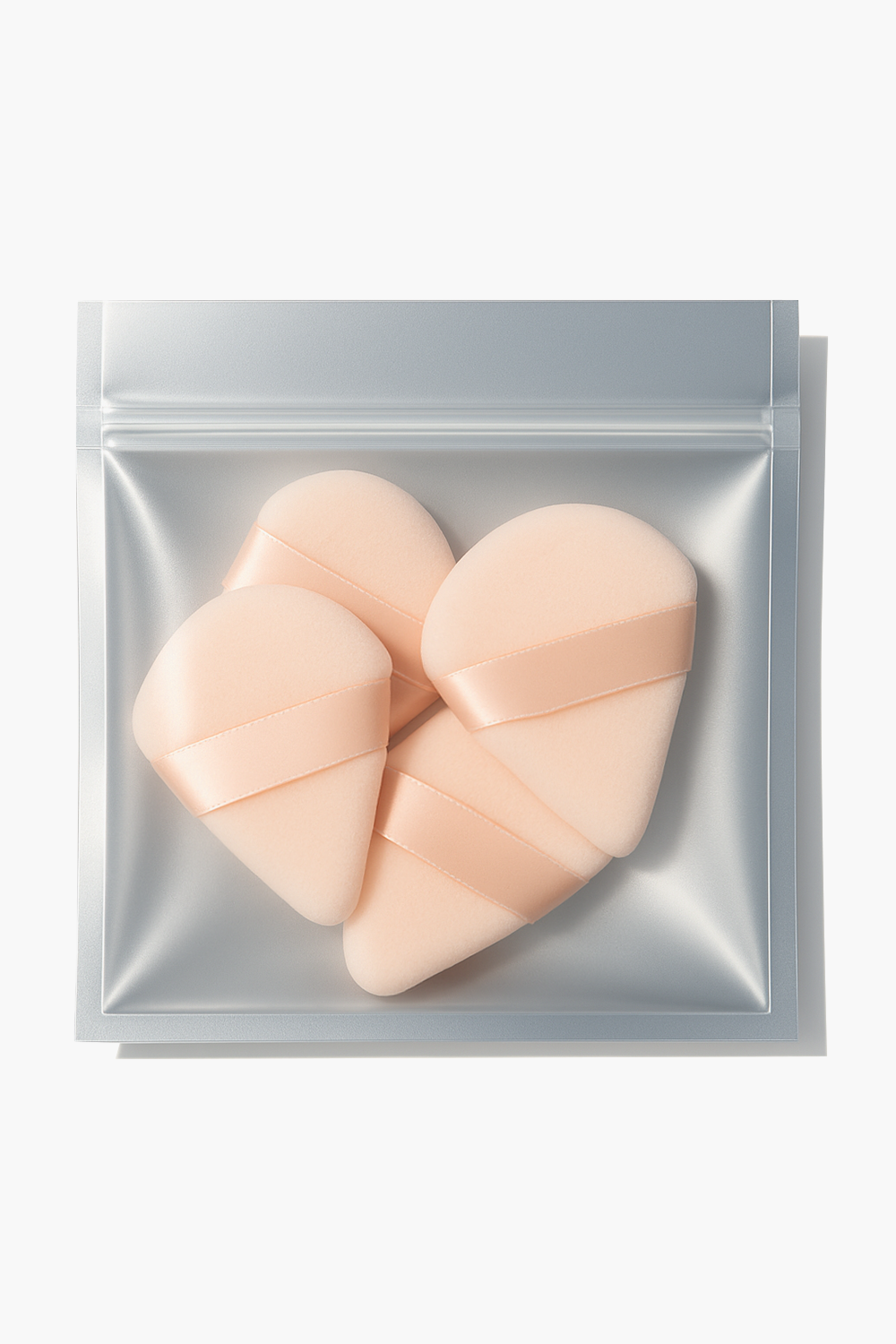 Plush Velvet Powder Puffs, 4 ct