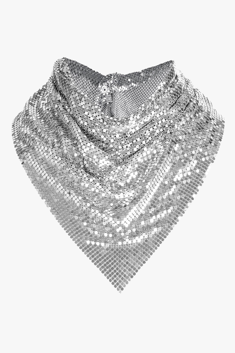 Chainmail Scarf Platinum-Tone